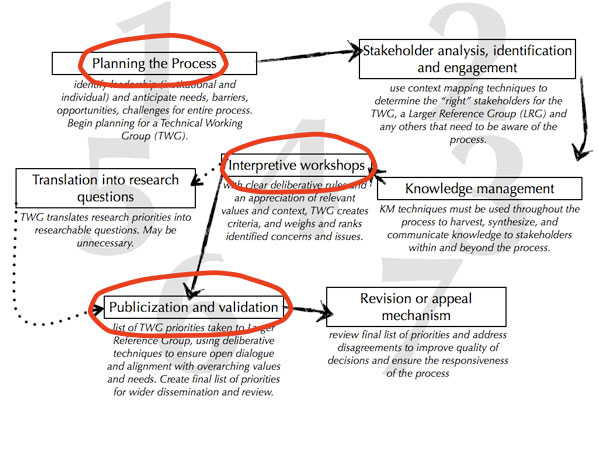 Multi-stakeholder deliberative dialogue principles.