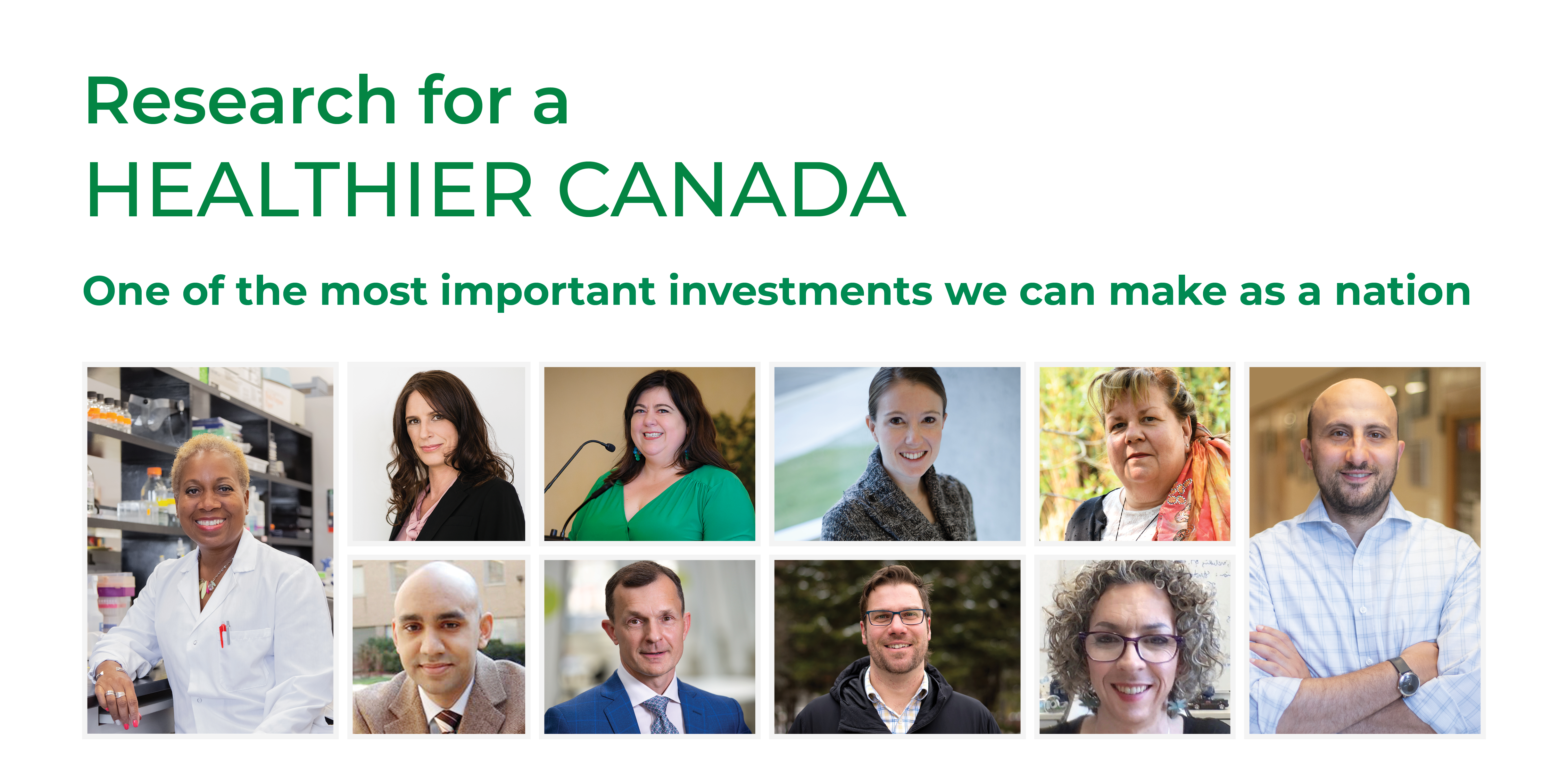 Research for a healthier Canada: One of the most important investments we can make as a nation